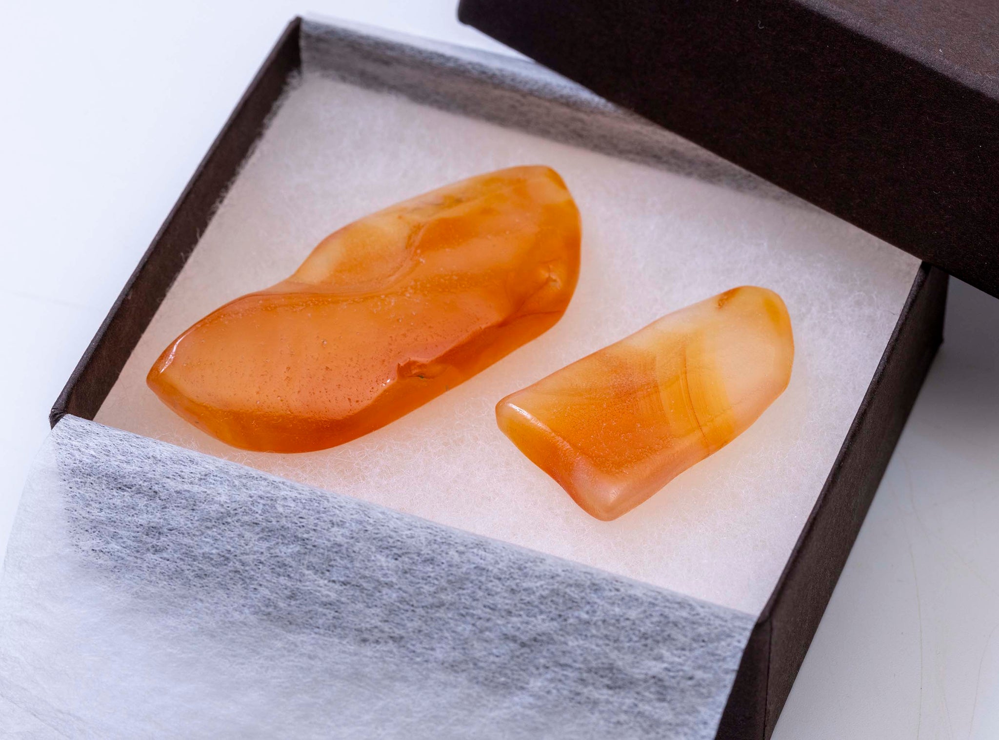 4セットを追加発売】若狭めのう 原石感たっぷり箸置き Original